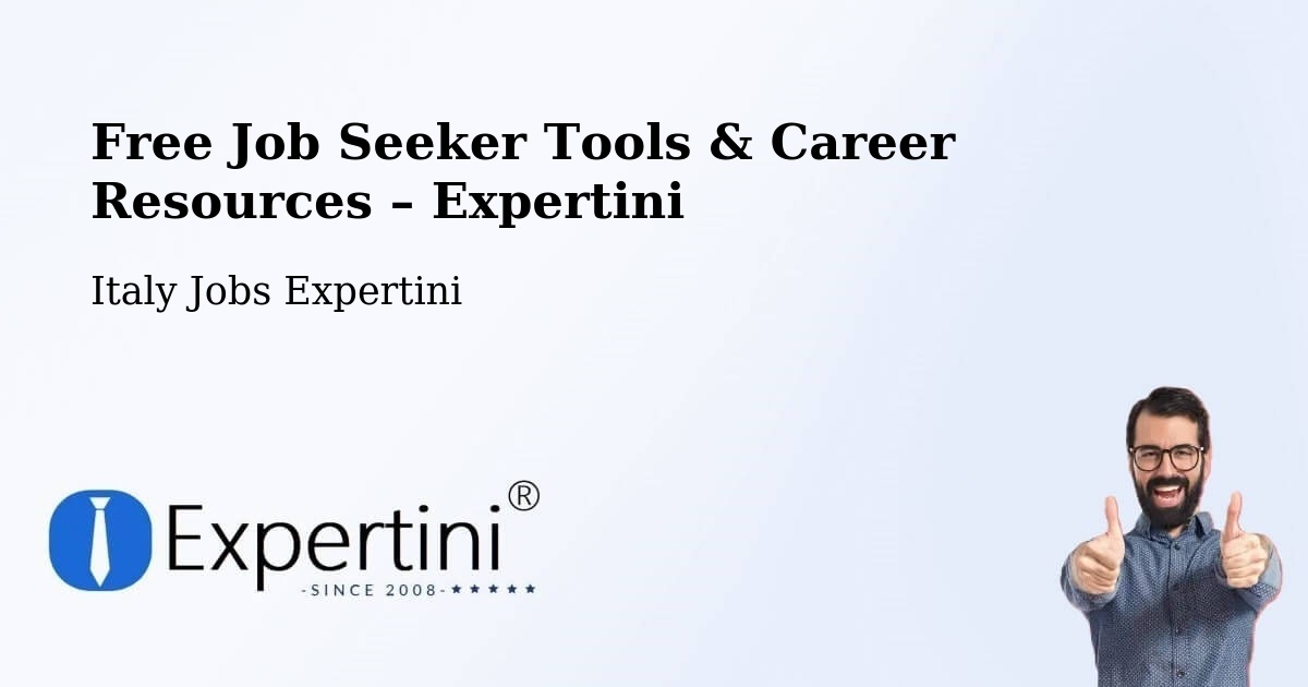 Free Job Seeker Tools & Career Resources – Envie - Envie, Italy Jobs Expertini