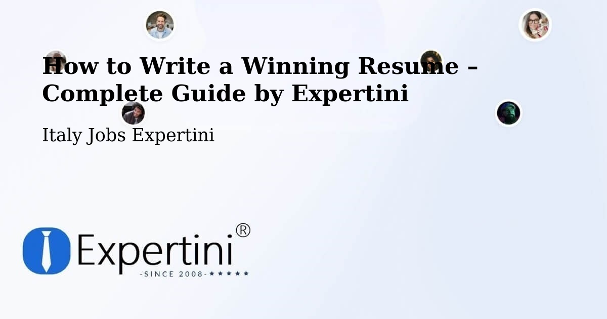 Resume Writing Guide for Job Seekers – Envie - Envie, Italy Jobs Expertini